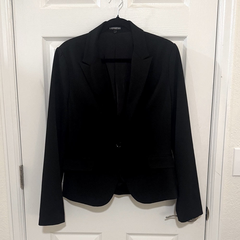 Express Women's Classic Black Suit Jacket
